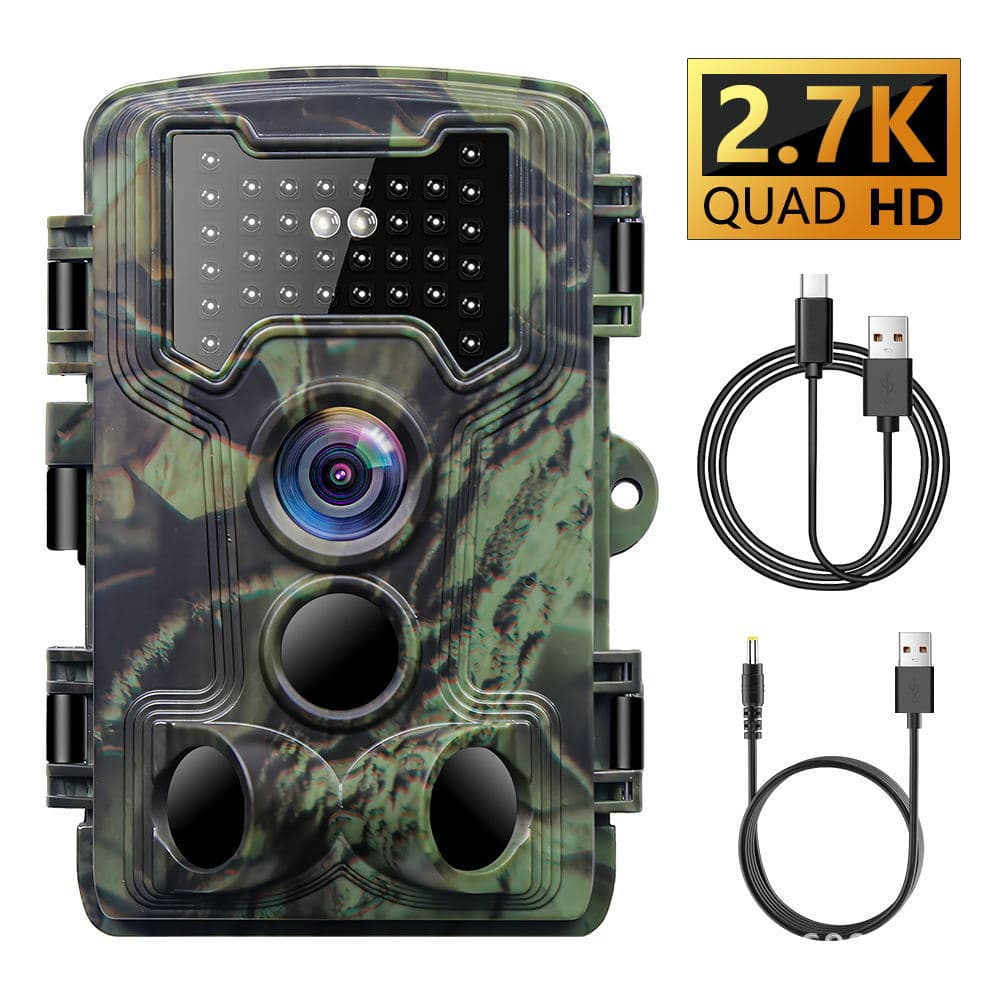 Cross-border Hot Selling Hunting Camera Amazon 2.7K HD Outdoor Hunting Waterproof Trail Camera Infrared Sensor