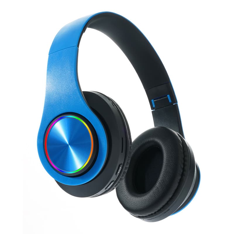 New B39 luminous wireless headset silicone headband caller stackable card headset Bluetooth headset