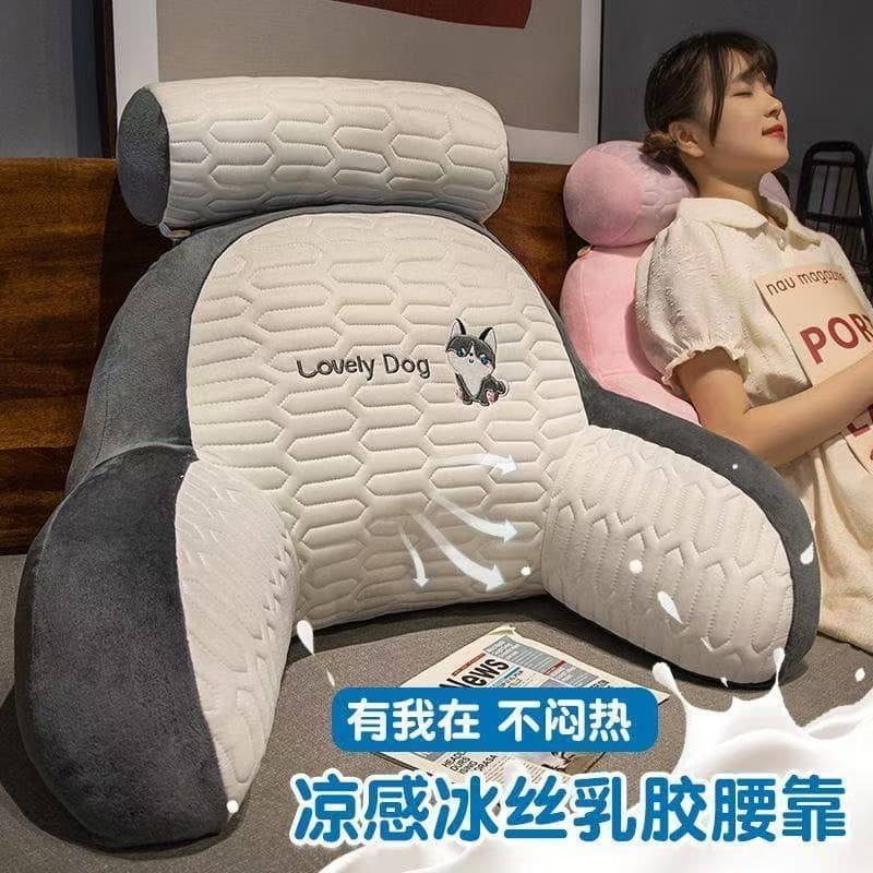 No. Latex Cartoon Bedside Cushion Waist Pillow Pregnant Women Sofa Cushion Pillow Waist Pillow Office A51
