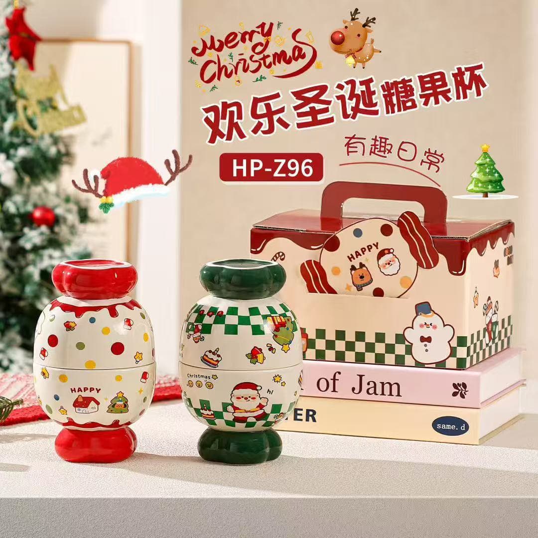 New style ceramic cup, good-looking birthday gift, Christmas cup, candy, festive souvenir, mug, pair