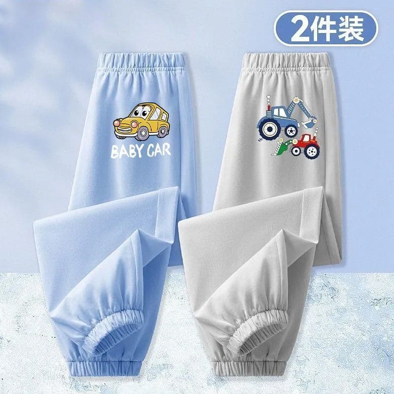 Boys' Mosquito-Repellent Pants Summer 2026 New Style Casual Ice Silk Quick-Dry Boys' Casual Sports Pants Thin