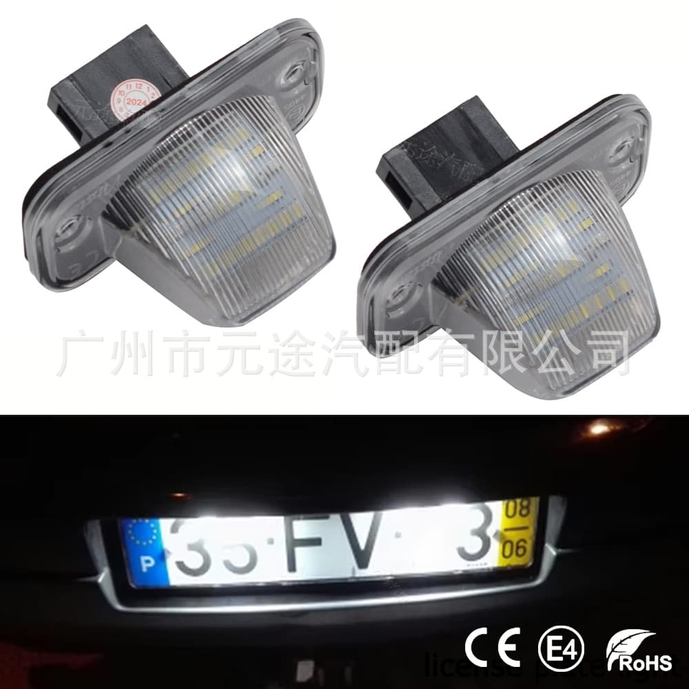 VW Golf 5 6 Polo Passat B6 B5 Car Plate Light Lamp For Volkswagen T4 Transporter TR Candy Route AnpasTateB6B5 Auto License Plate