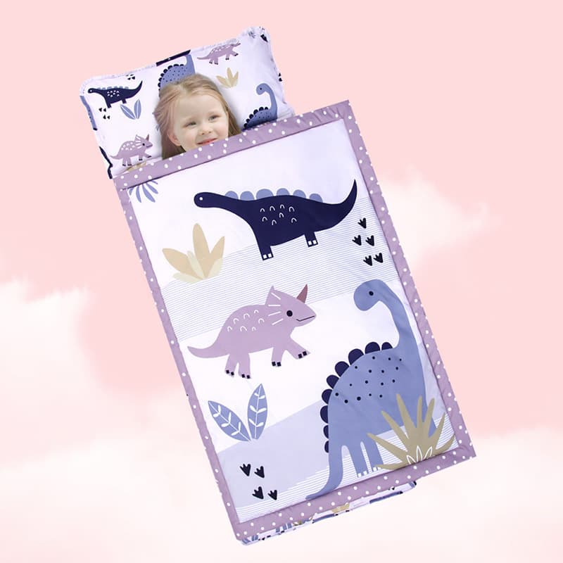 Cross-border Amazon baby nap mat cartoon portable kindergarten nap blanket children's all-in-one sleeping bag anti-kick blanket