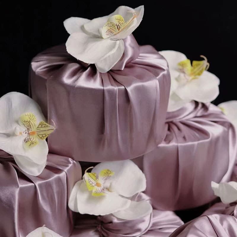 Wrapping cloth, furoshiki cloth, accessories, Korean style small fresh wedding souvenirs, candy box, wedding plum packaging cloth