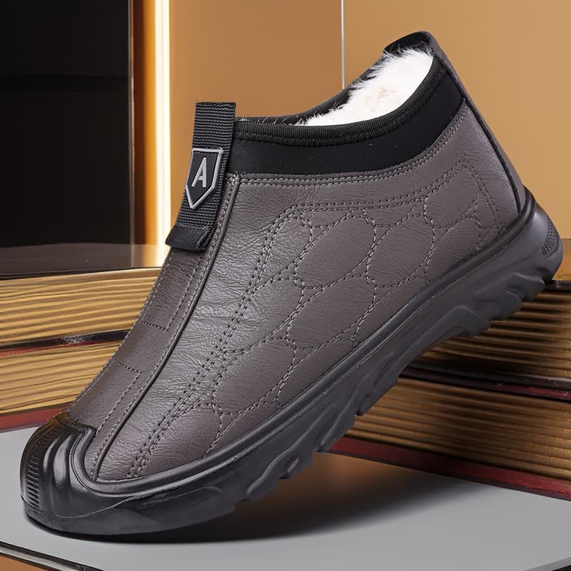 Cross-border Cotton Shoes for Middle-aged and Elderly Men Winter Men's Shoes Old Beijing Large Size Men's Thickened Warm Lined Shoes for Elderly Men