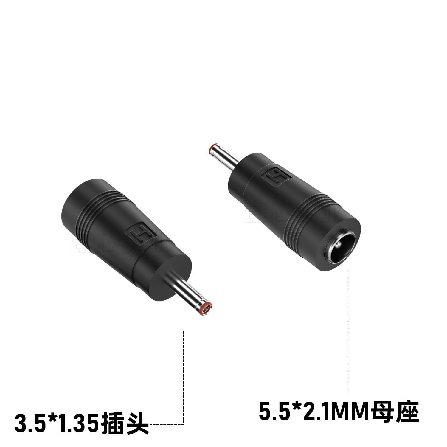 DC 5.5*2.1 Female to 2.5/3.5/4.0mm Male Laptop Power Adapter Connector DC Female to Male