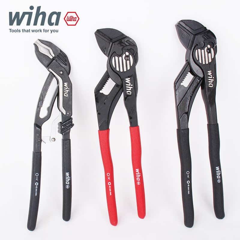 German Wiha Wiha Pliers Wrench Imported Large Opening Adjustable Ratchet Quick Pump Pliers Pipe Wrench Universal