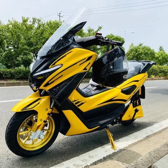New Mengshi N-MAX Delivery Electric Motorcycle, Long-Range Lithium Electric Cool Bike
