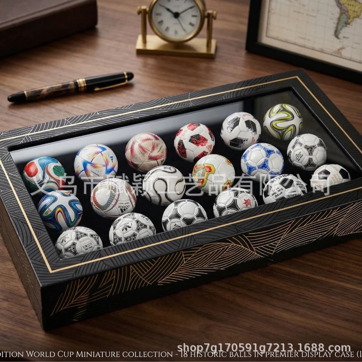 Cross-border hot selling Mini Soccer Ball Collection 1970–2026 mini football set
