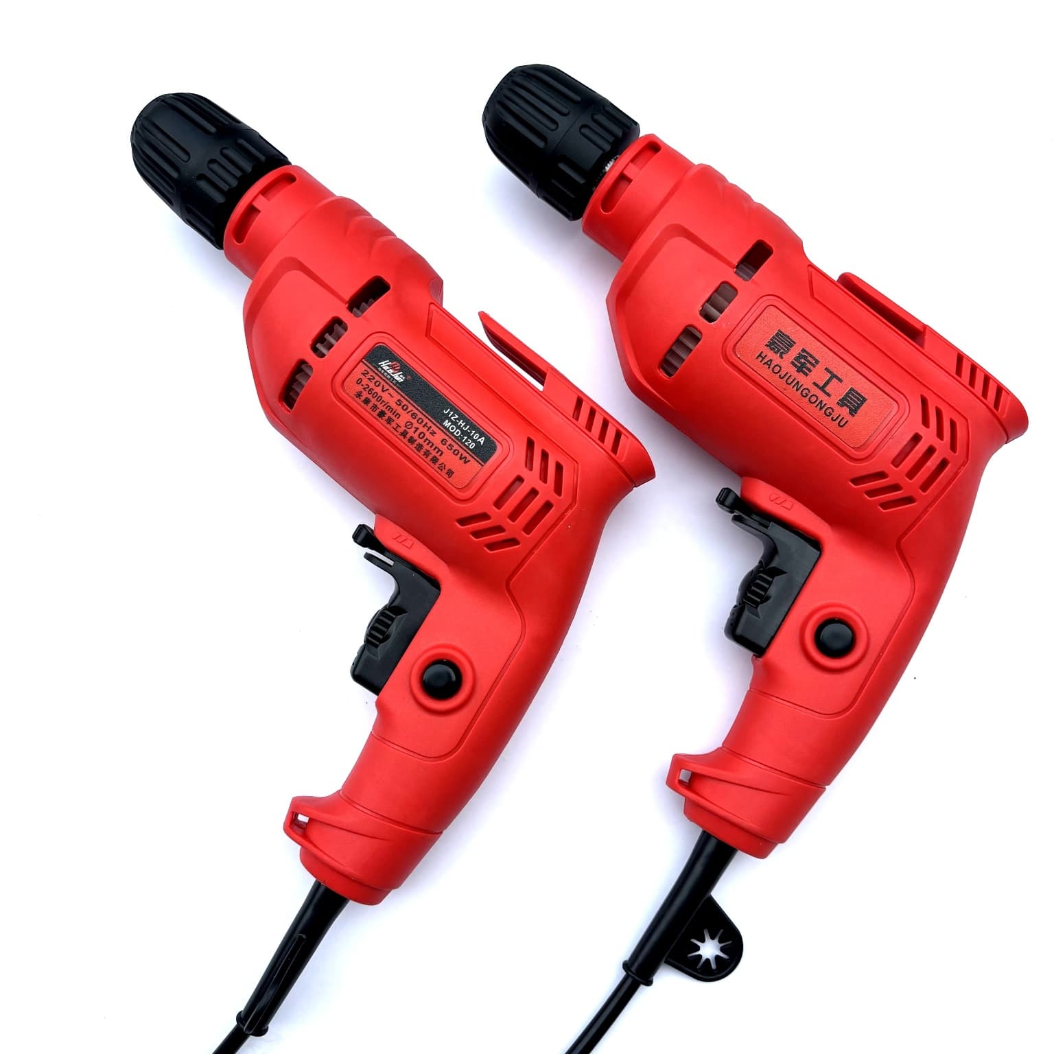 New Promotion Haojun Electric Drill Home Use Forward and Reverse Screwdriver Multifunctional Electric Gun High Power