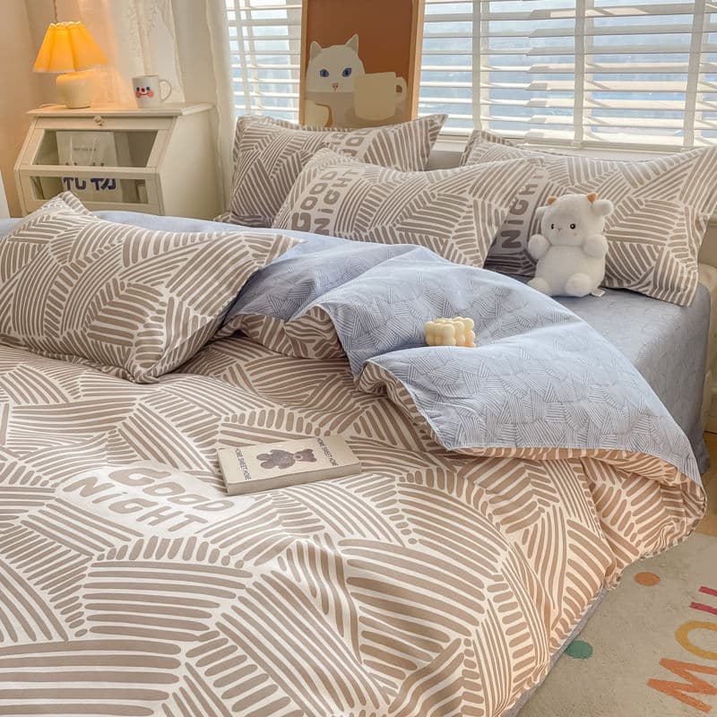 Fresh Duvet Cover Single Piece Pure Thick Brushed Student Dormitory Duvet Cover One Piece Wholesale Source Factory Wholesale Supply Free Shipping