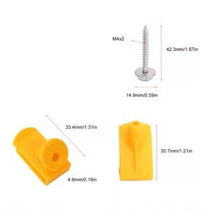 For Mercedes-Benz Engine Hood Engine Mounting Screw Bracket Clip A0019913970