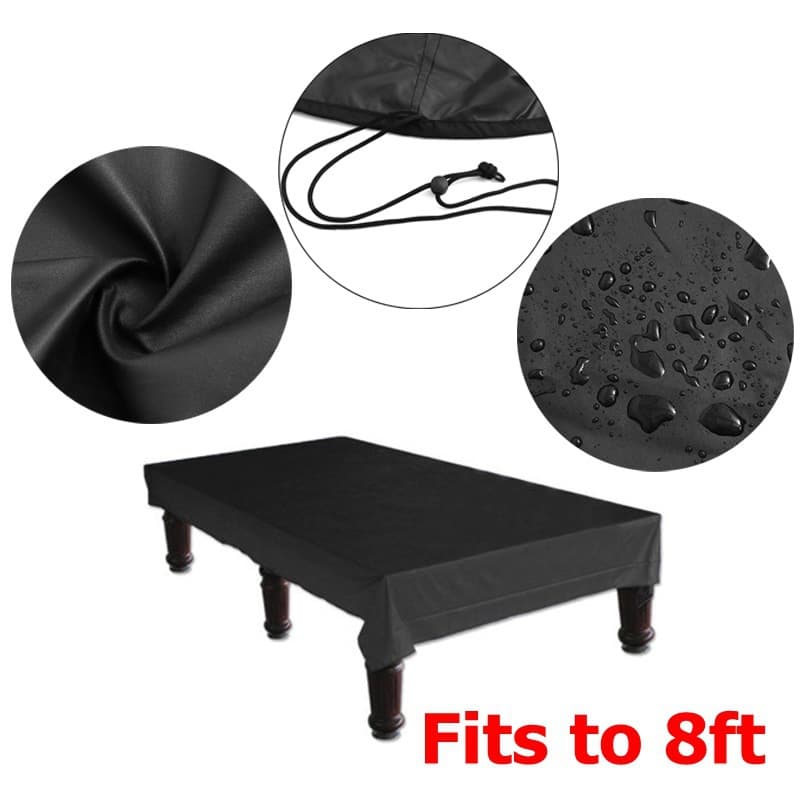 210D Oxford Cloth Waterproof Pool Table Cover 7ft 8FT Billiard Table Dust Protection Cover Indoor Dustproof