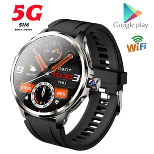 Cross-border H99 Round Screen SIM Card Smart Watch 1.95-inch AMOLED Screen 5G Video Calling Smart Watch