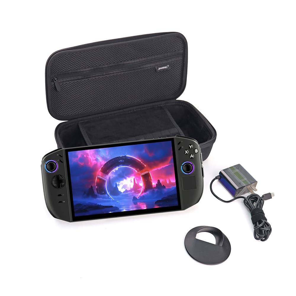 Dobe Handheld Console Storage Bag Eva Hard Shell Anti-Drop Portable Carrying Bag with Compartment Suitable for Legion Go2