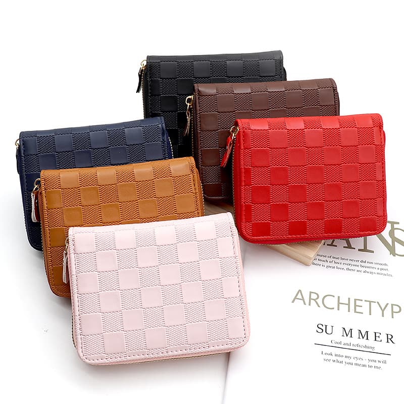 Large Capacity Multi-Function Men's Card Holder Premium Document Wallet Anti-Theft Zipper Wallet Driver's License Integrated Card Case