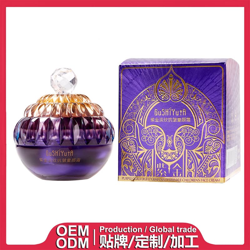 Purple Gold Anti-Wrinkle Cream/Essence Cream 50g/each (OEM/ODM) for export processing