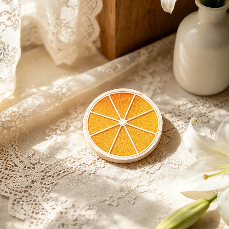Simulated Lemon Slice Silicone Mold Orange Grapefruit Aromatherapy Wax Slice DIY Chocolate Fondant Cake Mold
