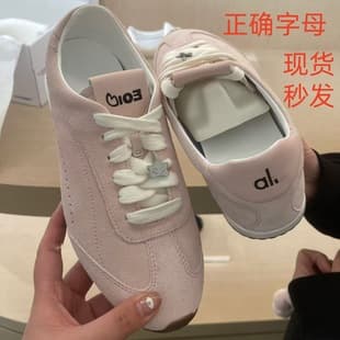 2026 New Alo German Training Shoes Agassi Shoes Casual Pink Jisoo Collaboration Flat Casual Shoes Women Sports Shoes