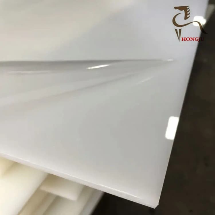 PVDF Plate PVDF Rod Translucent PVDF Rod High Temperature Resistant Corrosion Resistant White PVDF Electrode Processing