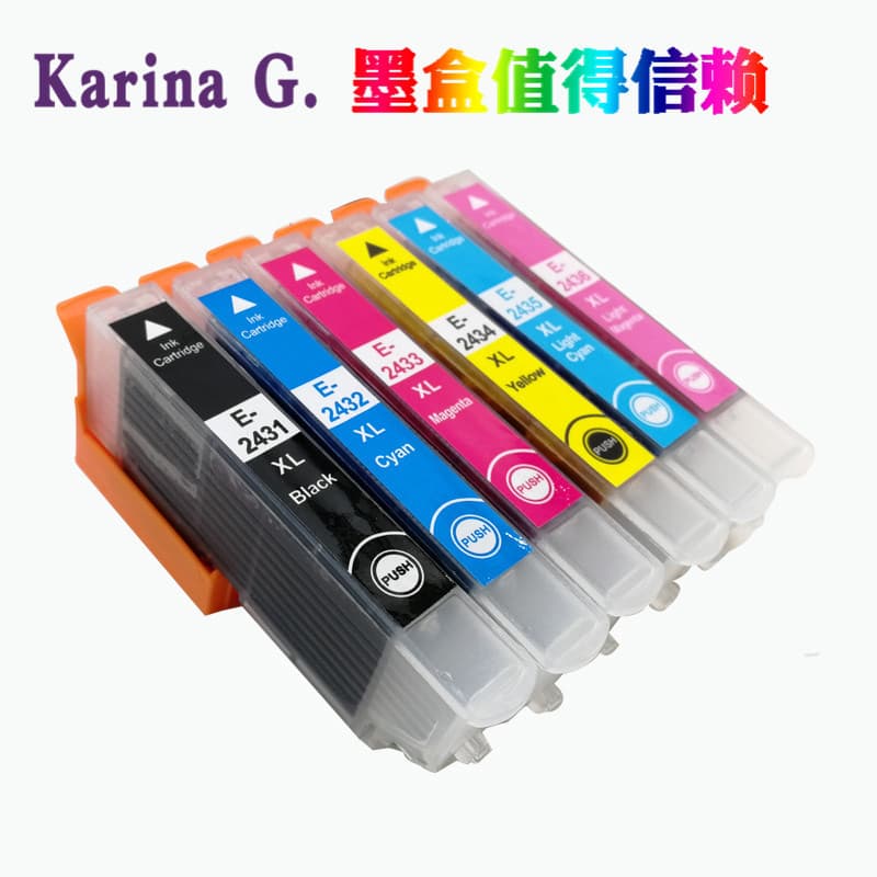 For Epson XP-55 750 760 850 860 950 960 Printer Cartridge T2431 24XL