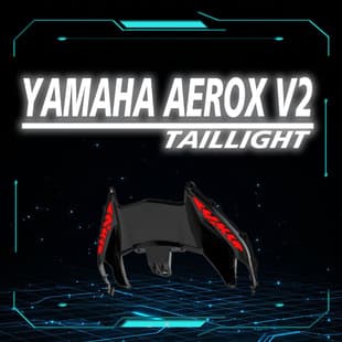 LED Brake Tail Light Base Modification for YAMAHA AEROX V2 Motorcycle