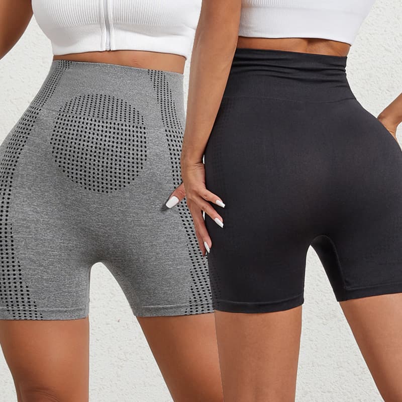 European and American Butt Lifting Yoga Pants, Nude Feel, Fitness, Trendy, Tight Running Shorts for Women, Yoga Shorts, Cycling
