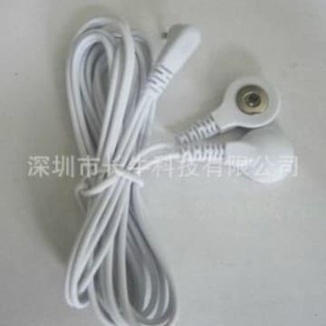 Digital massager uses a 2.5mm single-conductor button wire.