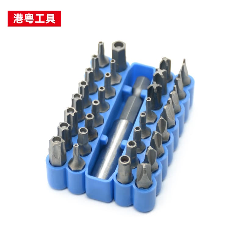 Bit combination set plum blossom four-claw slotted screwdriver 33-piece set electric drill accessories alloy electric adaptation