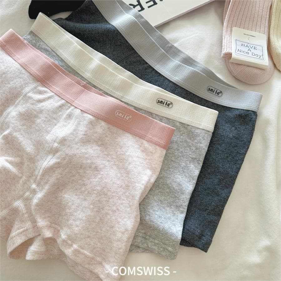NS020 Soft & Cozy 8399 Couples Men's Underwear A-Class Cotton Men's Boxer Briefs