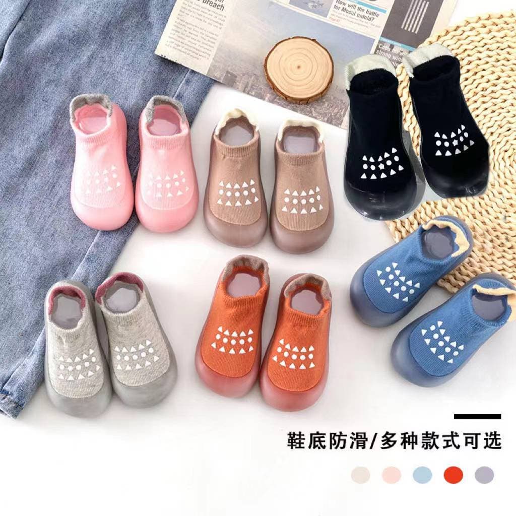Baby Socks Shoes Floor Shoes for 1-3 Years Old Spring Autumn Soft Sole Non-Slip Cotton Shoes Toddler Walking Shoes Odor-Resistant