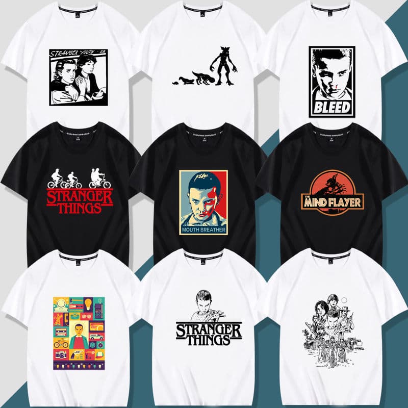 Stranger Things Hellfire Club T-Shirt Short Sleeve Casual Top