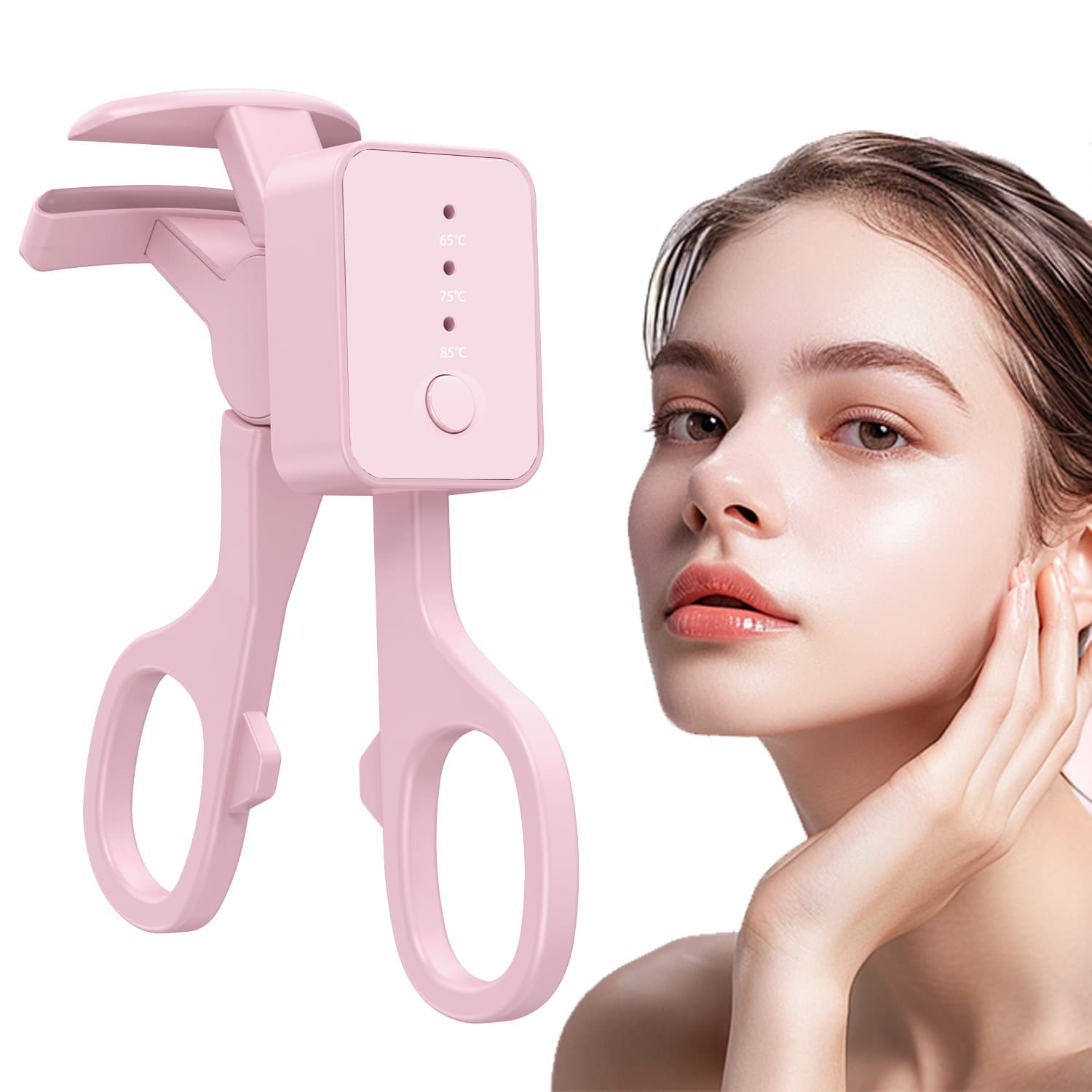 Cross-border electric eyelash curler, electric heating rechargeable eyelash curler, eyelash curler, eyelash curler, automatic eyelash artifact