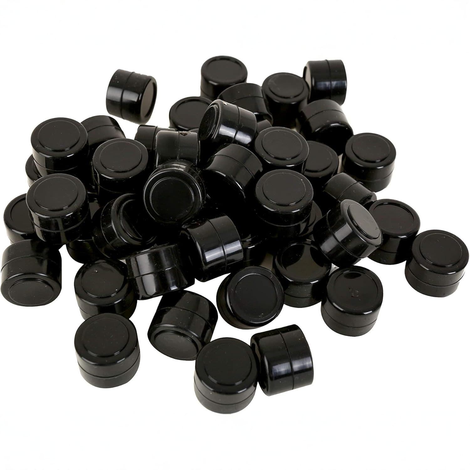 Factory direct sales 2ML silicone box, cosmetic packaging box, cream box, black silicone box