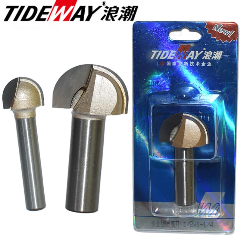 Inspur Professional Round Bottom Knife Woodworking Milling Cutter Slotting Tool Trimming Machine Head Engraving Machine Bakelite Milling Cutter