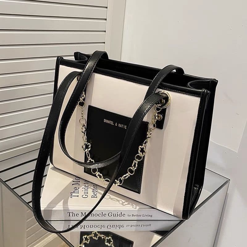 Large Tote Bag for Women 2023 Summer New Trendy Versatile Large Capacity Stylish Fashion Single Shoulder Commuter Tote