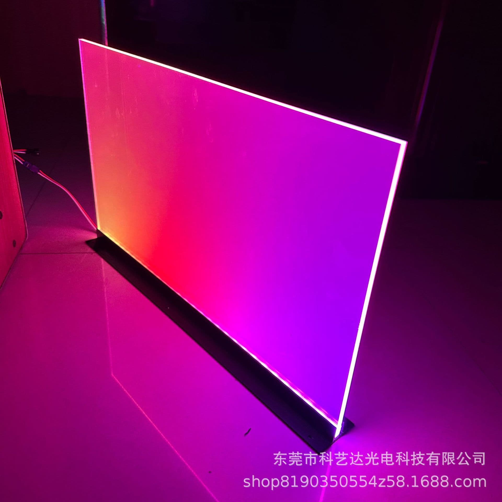 LED Nano Light Guide Panel for Curtain Wall Panel Lights, Decorative Lighting in Malls, High-Brightness Uniform Non-Dot Transparent Light Guide Panel