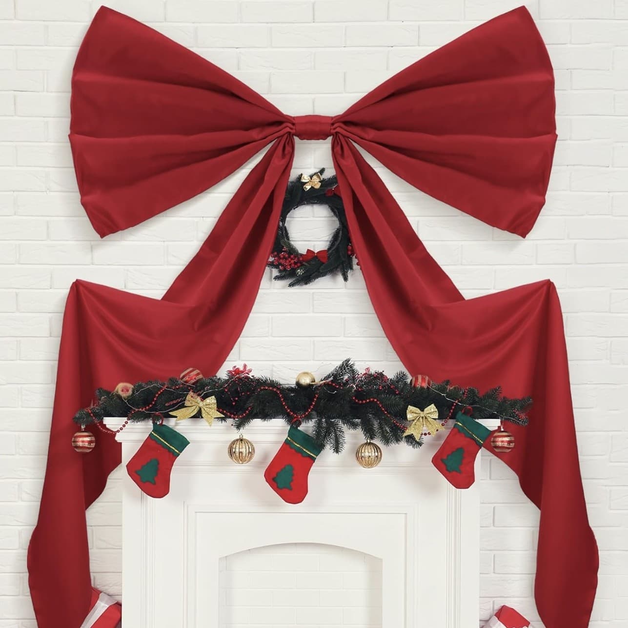 Cross-Border New Product Large Wall Decoration Bow Ornament, Giant Birthday Party Decoration Ribbon Hanging Bow