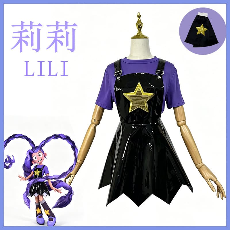 Cross-border new bobi time lily bobi's play time lily loves big braids cosplay costume