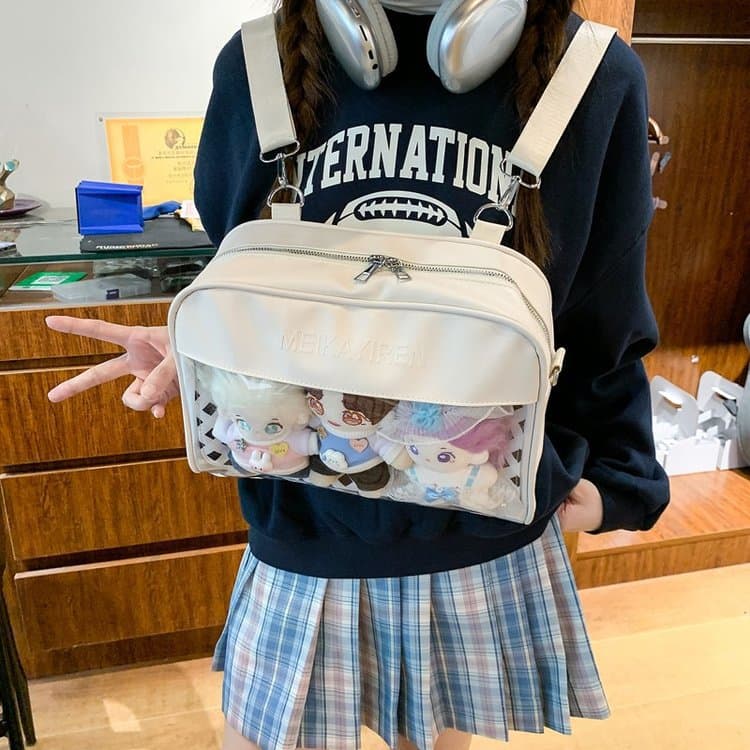 Pain bag, Japanese multifunctional bag, two-dimensional comic exhibition backpack, niche simple shoulder bag, student outing crossbody bag