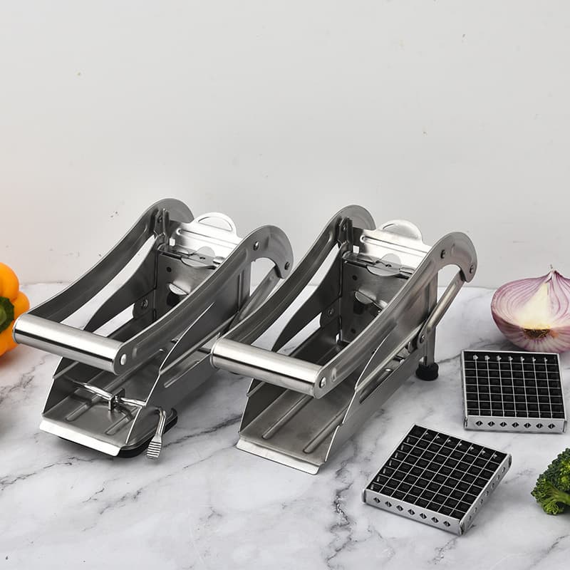 Stainless Steel French Fry Cutter Kitchen Tool Cucumber Potato Slicer Multifunctional Manual Potato Cutter