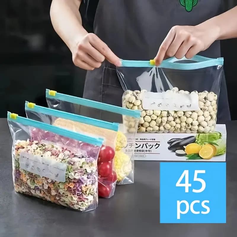 Food-Grade Freshness Sealed Bags, Cross-Border Exclusive Zone Zipper Slider Bags, Nut Self-Sealing Bags, Sealed Freshness Bags