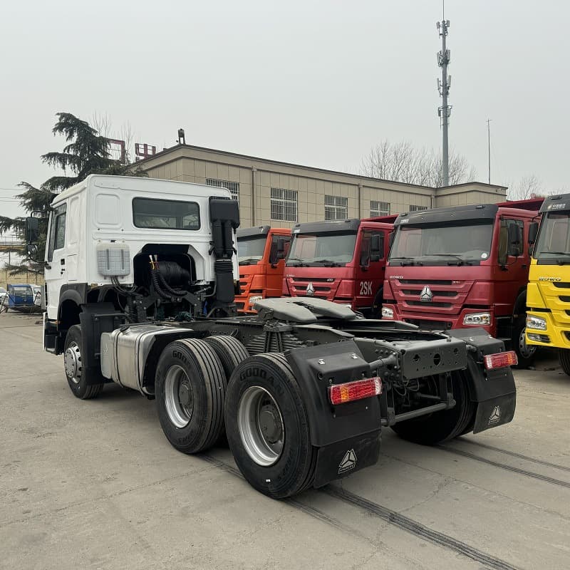 Sale and export HOWO trailer head, used 10-wheel cargo transport head, 375 horsepower heavy truck