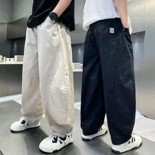Boys Summer Mosquito-Repellent Pants, Thin and Breathable Straight-Leg Pants, 2025 New Loose Quick-Dry Pants for Big and Medium Kids, Cool and Stylish