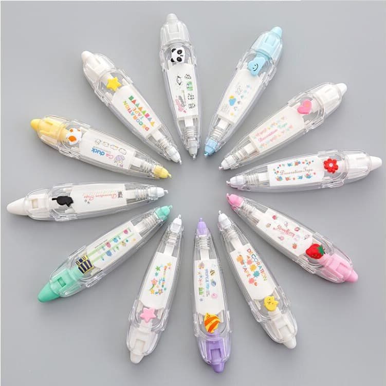 Student supplies creative stationery, Orange Forest press-style lace correction tape for girls' scrapbooking, diary, and photo album decoration.