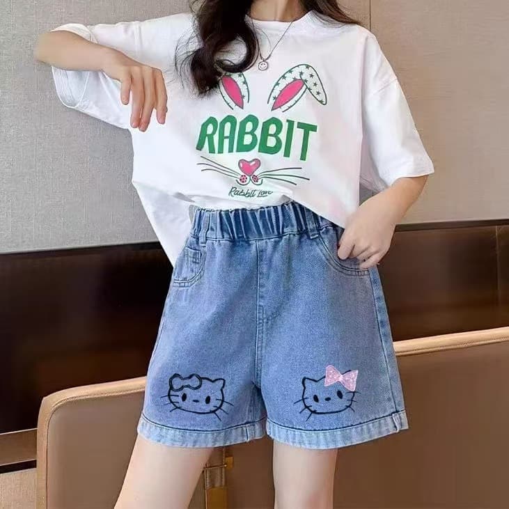 Factory wholesale children's denim shorts, toddler and big kid pants wholesale, real pocket girls' shorts, drop shipping
