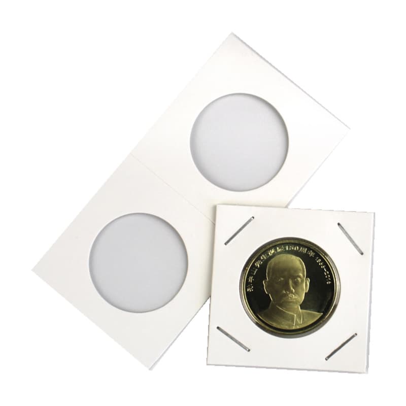 Ming Tai PCCB Square Coin Protector Paper Clip for Commemorative Coins, Copper Coins, Ancient Coins, Silver Dollar Clips