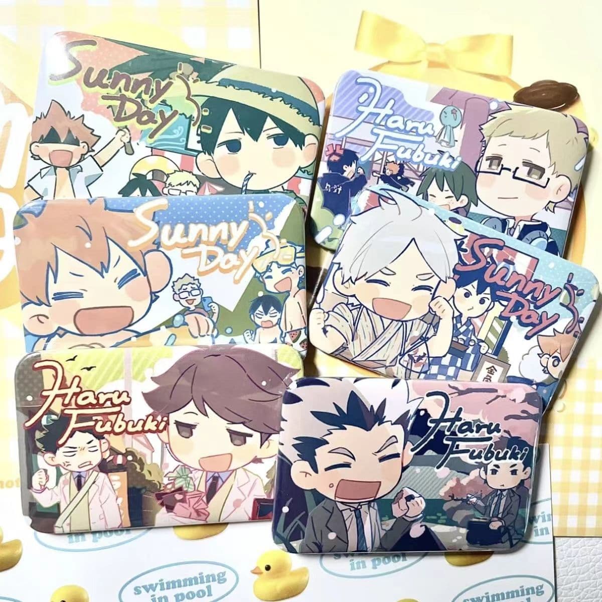 Volleyball Boy Bar Chi Summer Reappearance Doujin Valley Badge Hinata Kageyama Tsukishima Fang Collection Commemoration