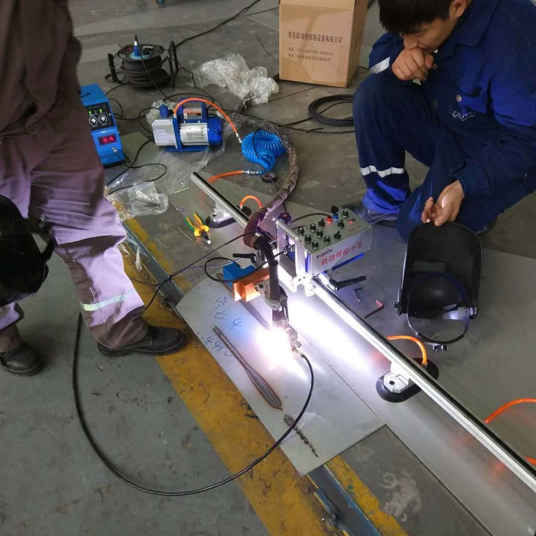 Soft rail welding trolley, stainless steel tank welding trolley, automatic on-site full-position welding