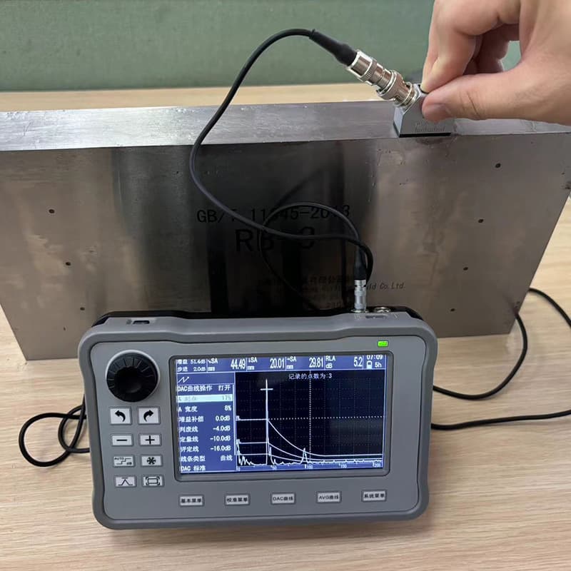 UF80 Ultrasonic Flaw Detector High Precision Metal Steel Pipe Weld Casting Internal Defect Porosity Detection Instrument